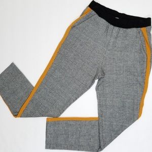 Zara side-stripe pants.